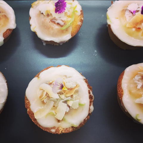 Gluten Free Lime & Coconut Friands