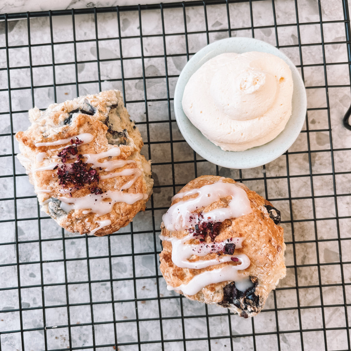 Lemon & Blueberry Scones