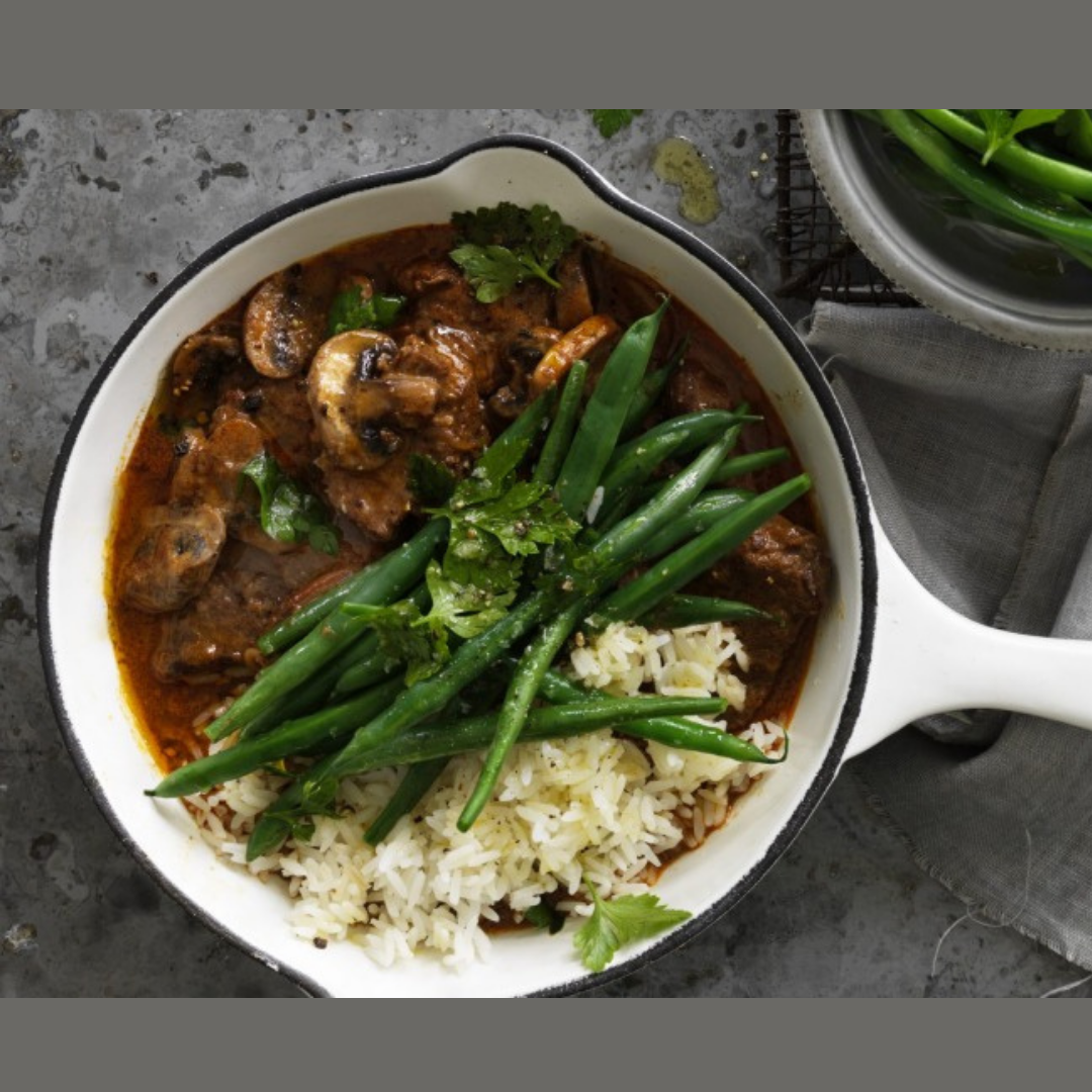 Beef cheek stroganoff - GF (FROZEN)