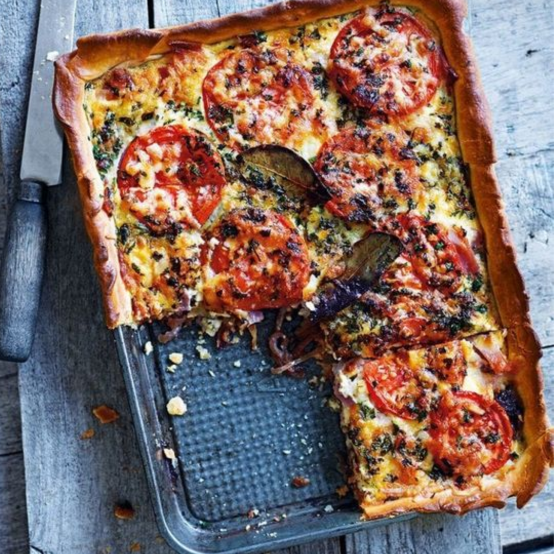 Bacon & egg pie