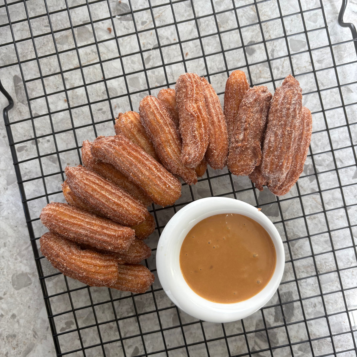 Churro’s with caramel sauce