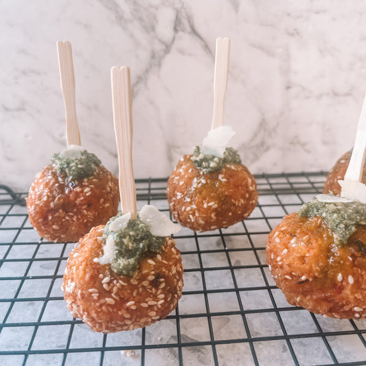 Risotto balls - Corn Chilli & Dill